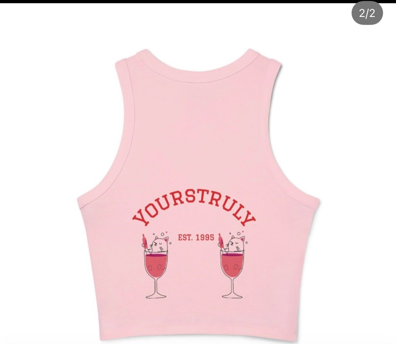 Chy Yourstruly Pink Tank Top