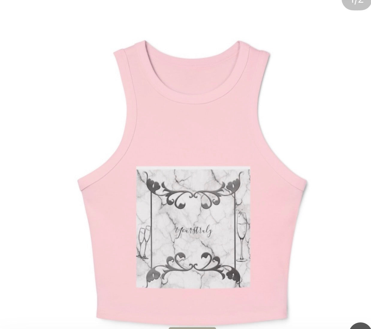 Chy Yourstruly Pink Tank Top