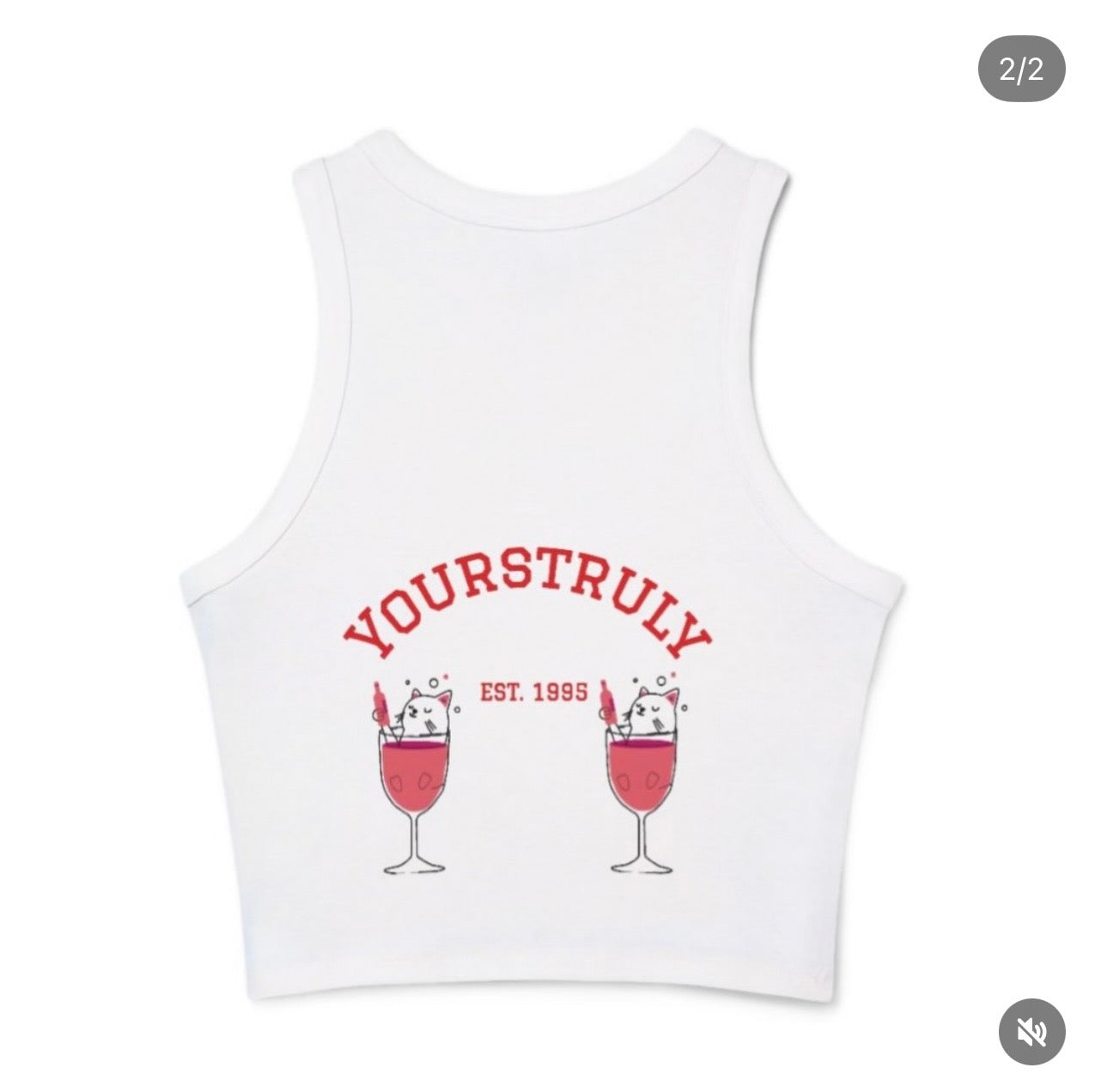 Chy Yourstruly White Tank Top