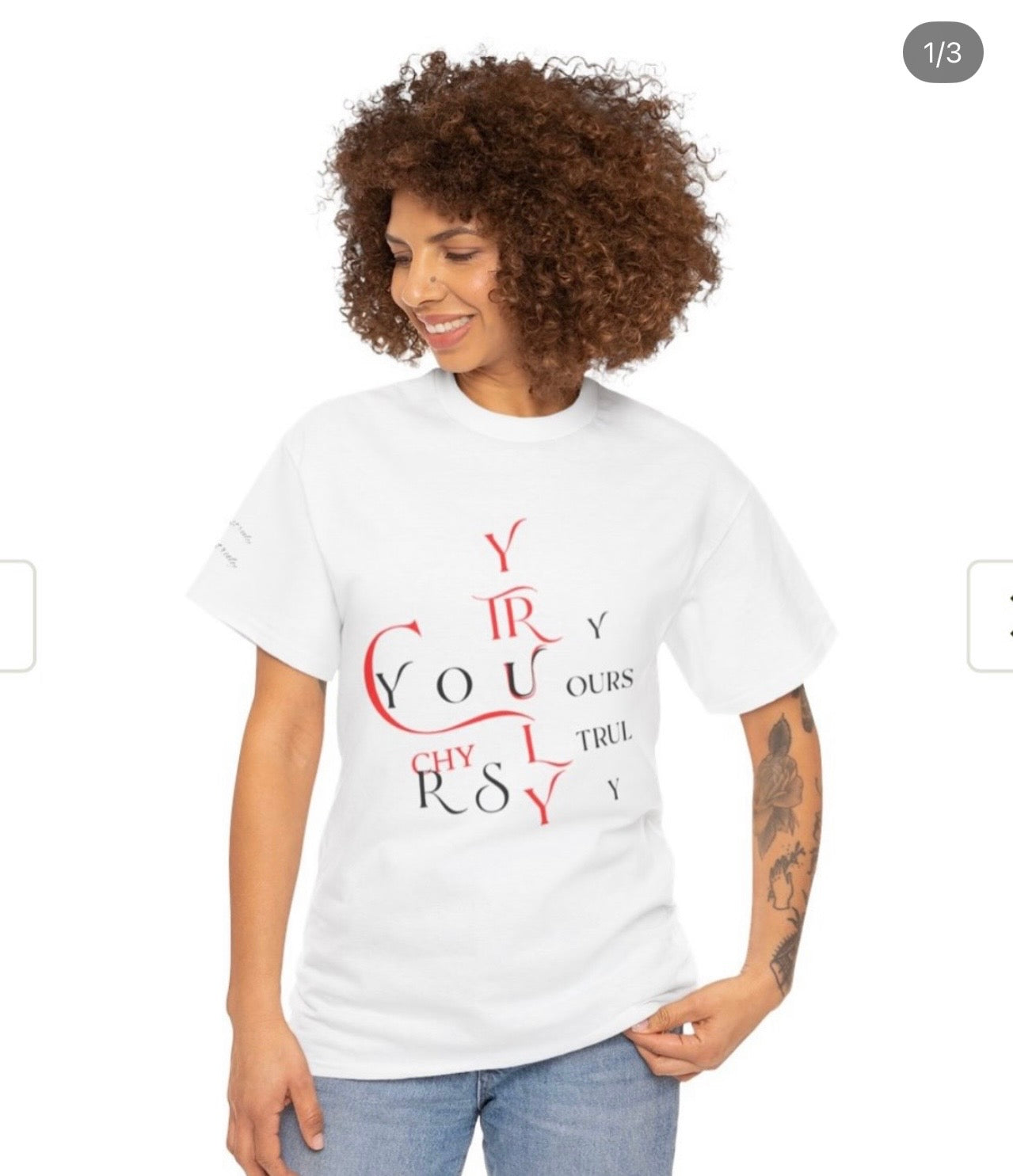 Yourstruly White T-shirt