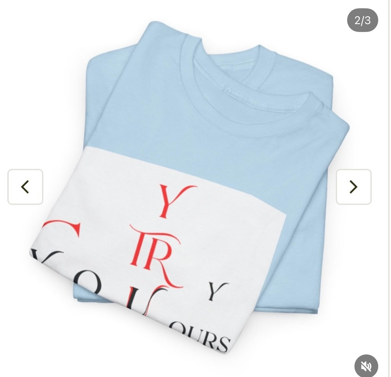 Chy Yourstruly Blue T-shirt