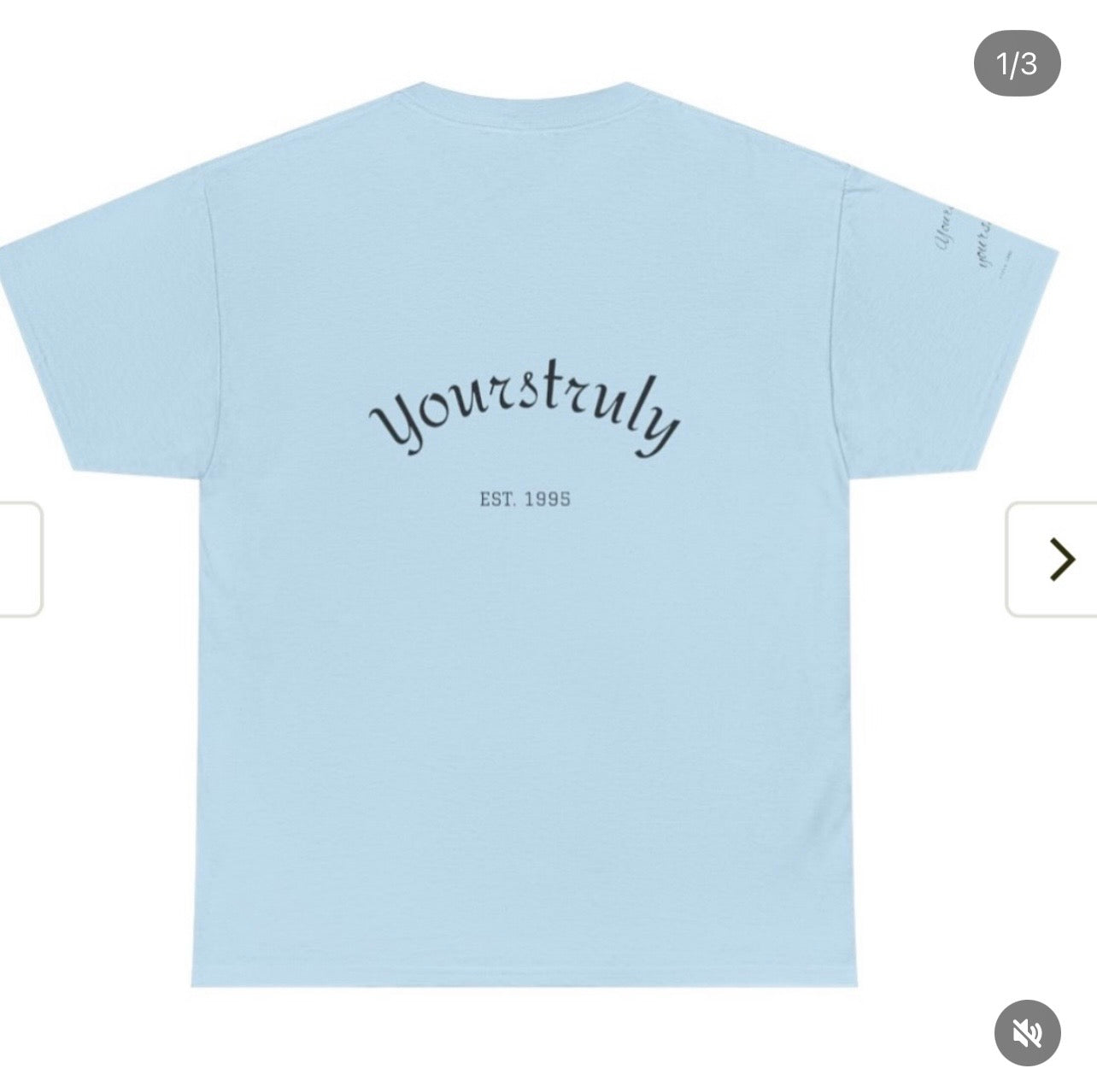 Chy Yourstruly Blue T-shirt