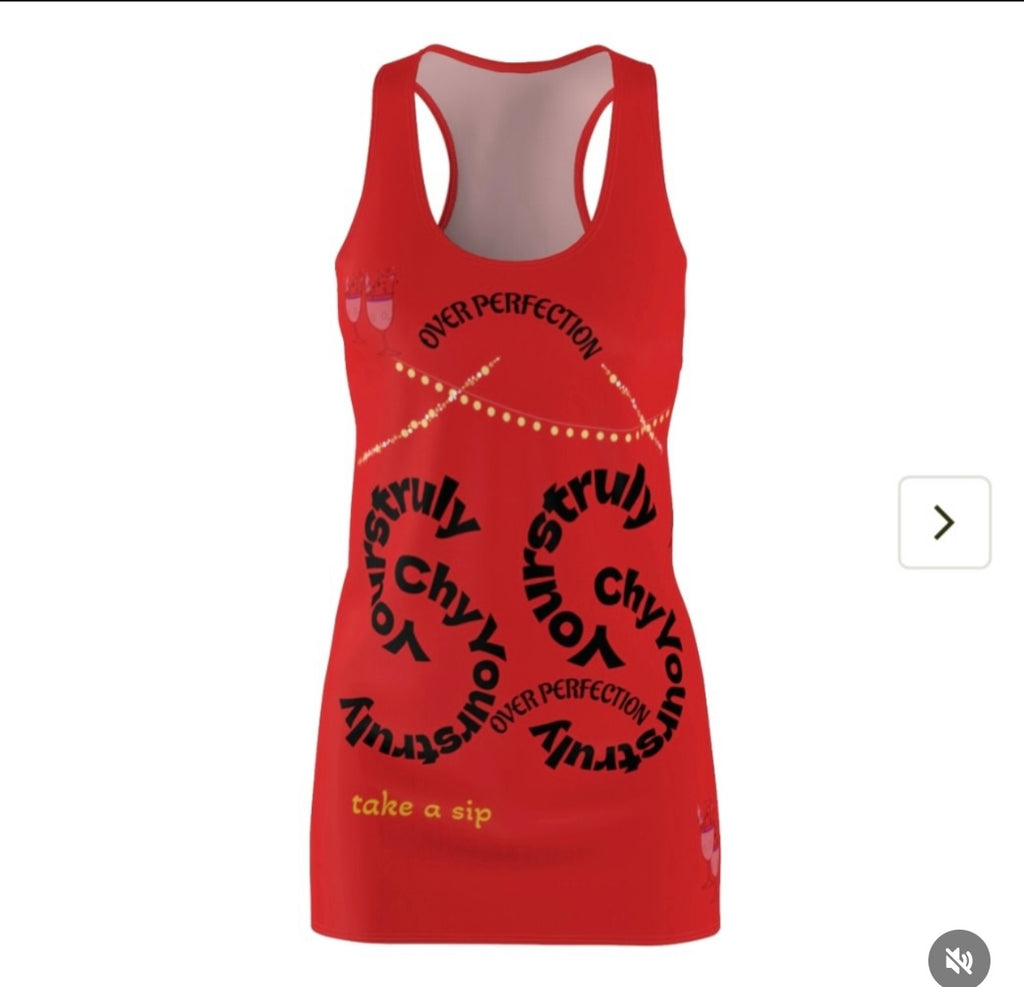 Yourstruly Red Graphic Dess