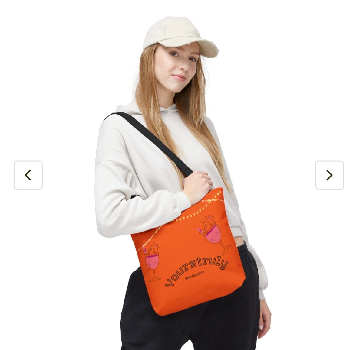 Chy Yourstruly Orange upside down bag