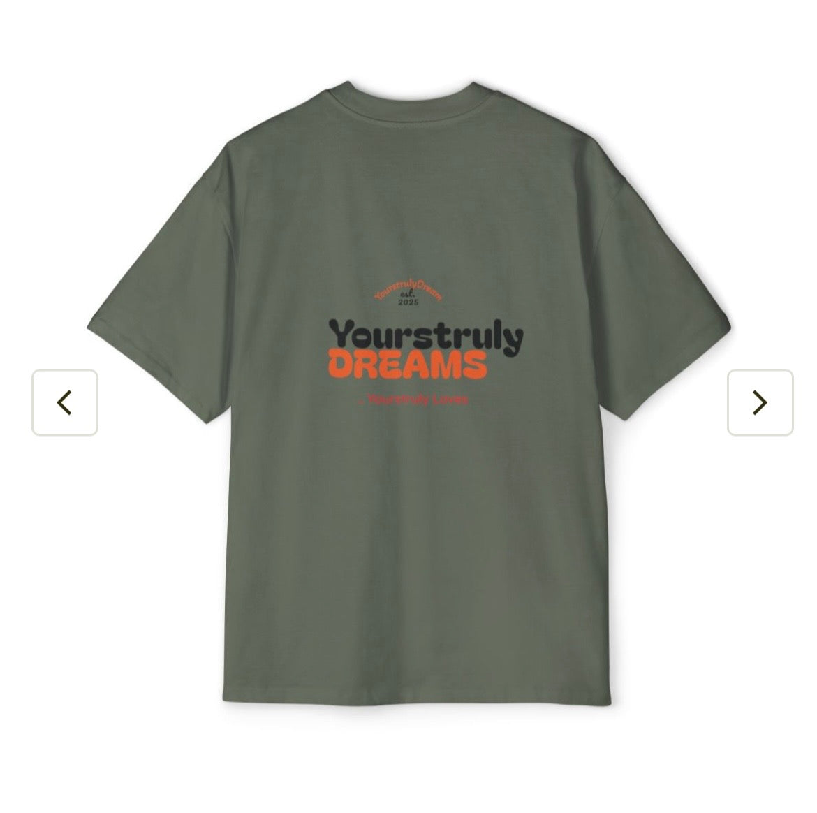 Dark Green Oversized Yourstruly Tee