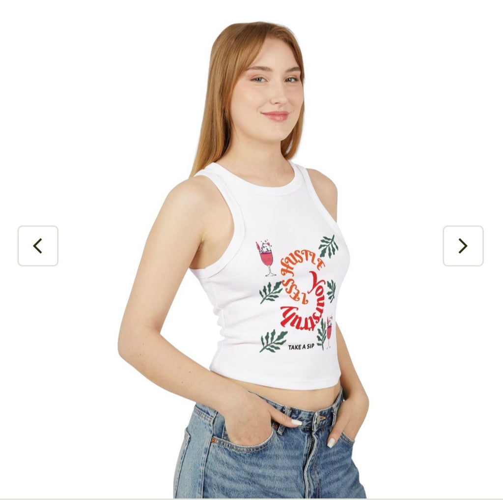Chy Yourstruly White Tank Top