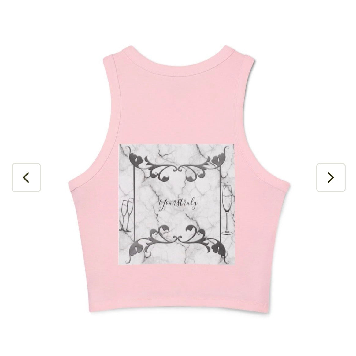 Yourstruly Pink Tank Top