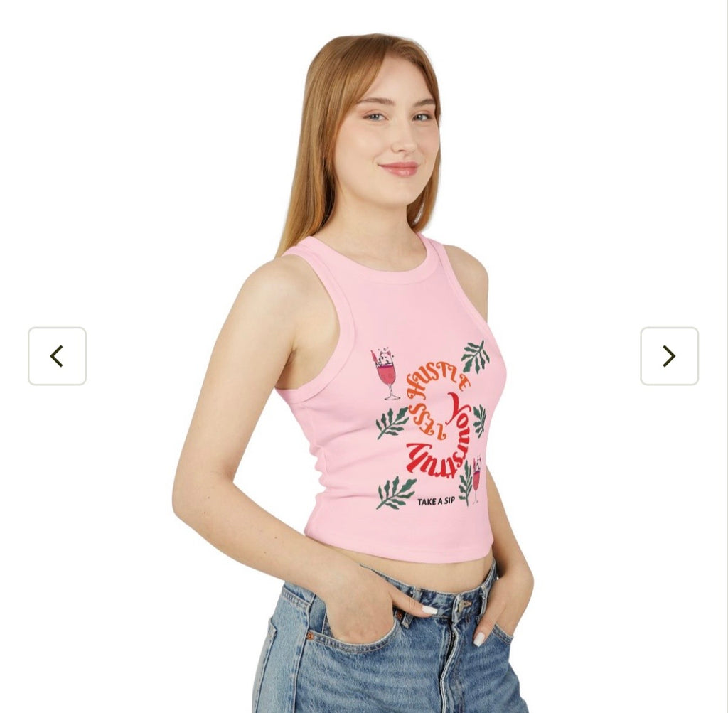 Yourstruly Pink Tank Top